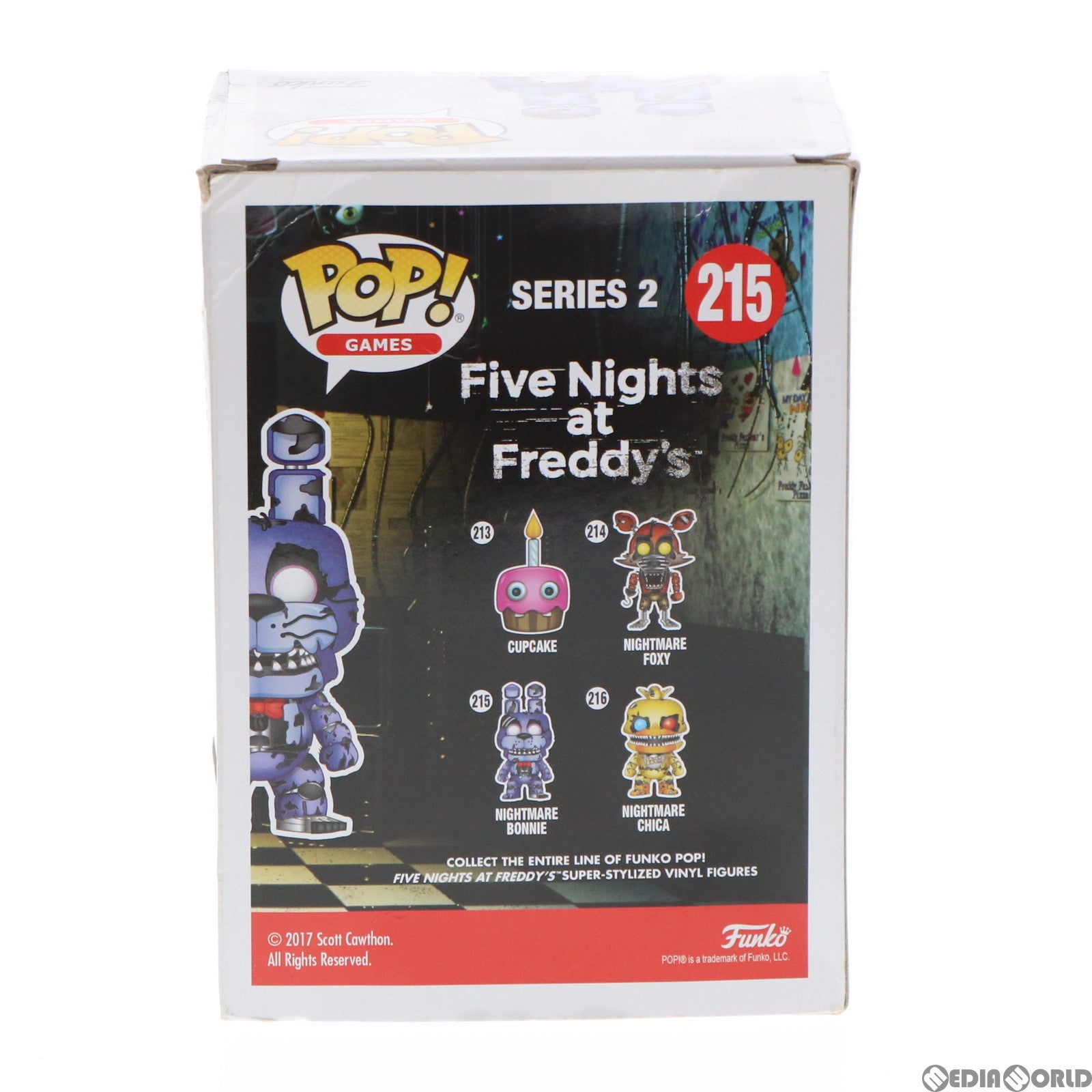 【中古即納】[FIG] POP! Games 215 ナイトメア ボニー Five Nights at Freddys 完成品 フィギュア FUNKO(ファンコ) (20180630)