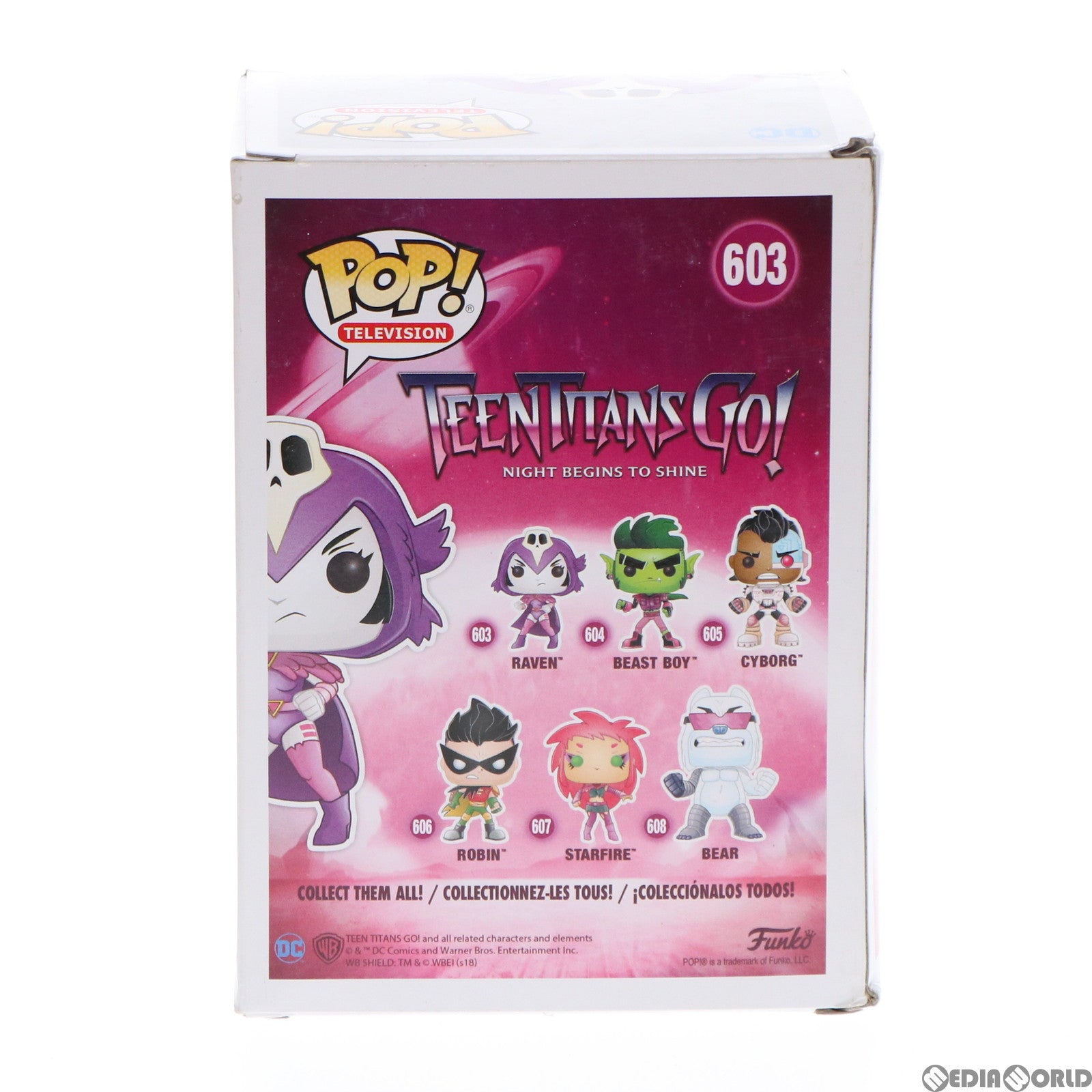 【中古即納】[FIG] Pop! Television 603 レイヴン Teen Titans Go! 完成品 フィギュア FUNKO(ファンコ) (20180630)
