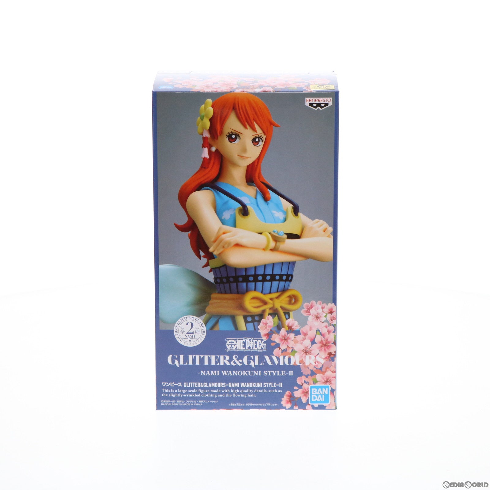 【中古即納】[FIG] ナミ B(衣装ブルー) ワンピース GLITTER&GLAMOURS-NAMI WANOKUNI STYLE-II ONE PIECE フィギュア プライズ(2575086) バンプレスト(20220315)