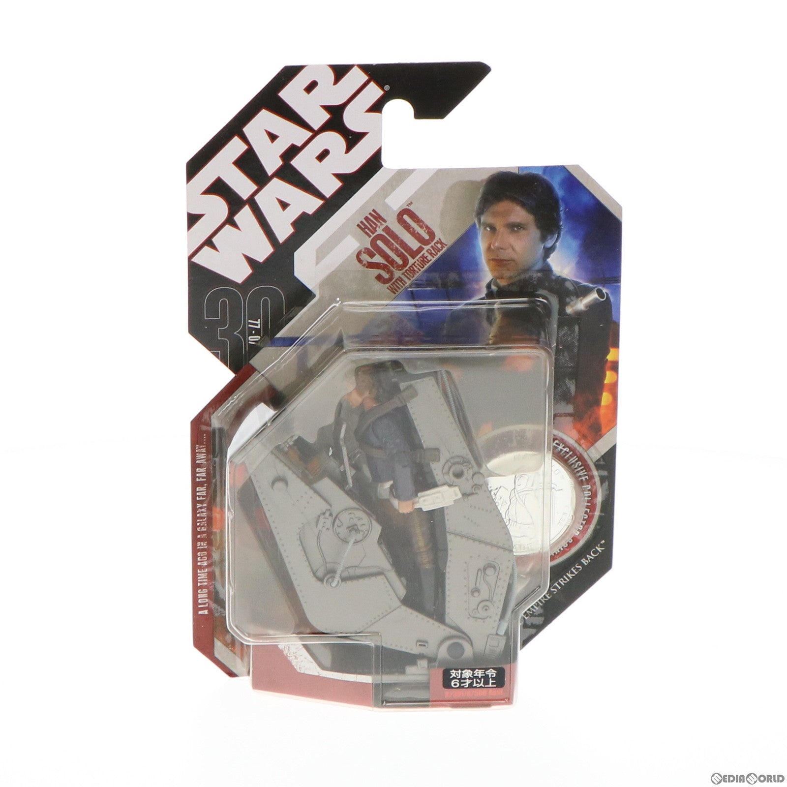 【中古即納】[FIG] スター・ウォーズ 30周年ベーシックフィギュア ハン・ソロ with トーチャーラック STAR WARS 完成品 可動フィギュア トミーダイレクト/ハズブロ(20081231)