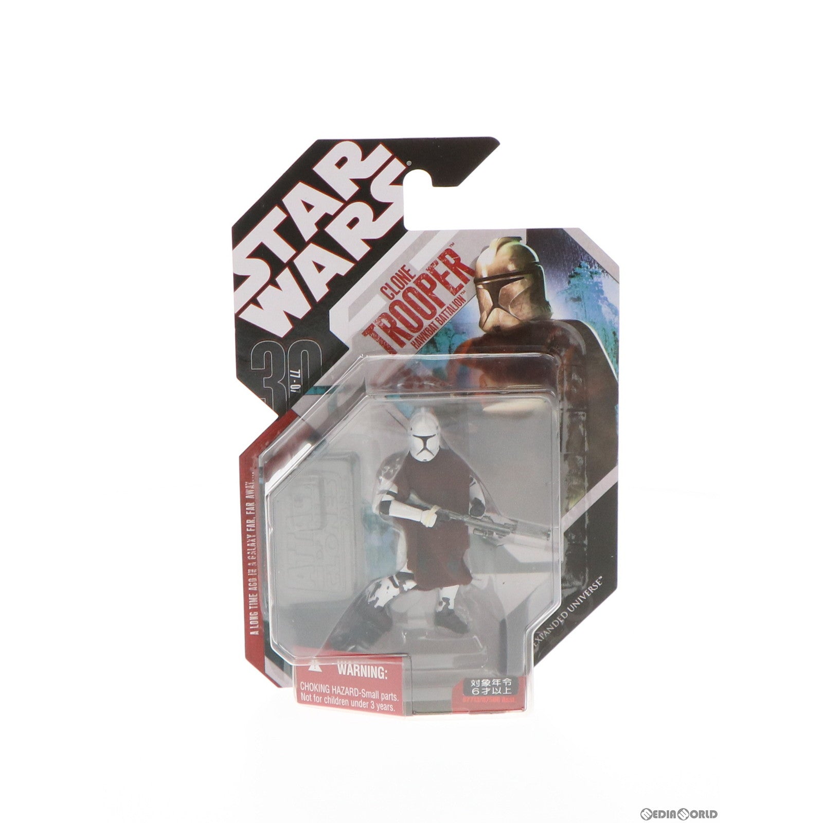 【中古即納】[FIG] スター・ウォーズ Expanded Universe ベーシックフィギュア クローン・トルーパーwithポンチョ STAR WARS 完成品 可動フィギュア トミーダイレクト/ハズブロ(20081231)