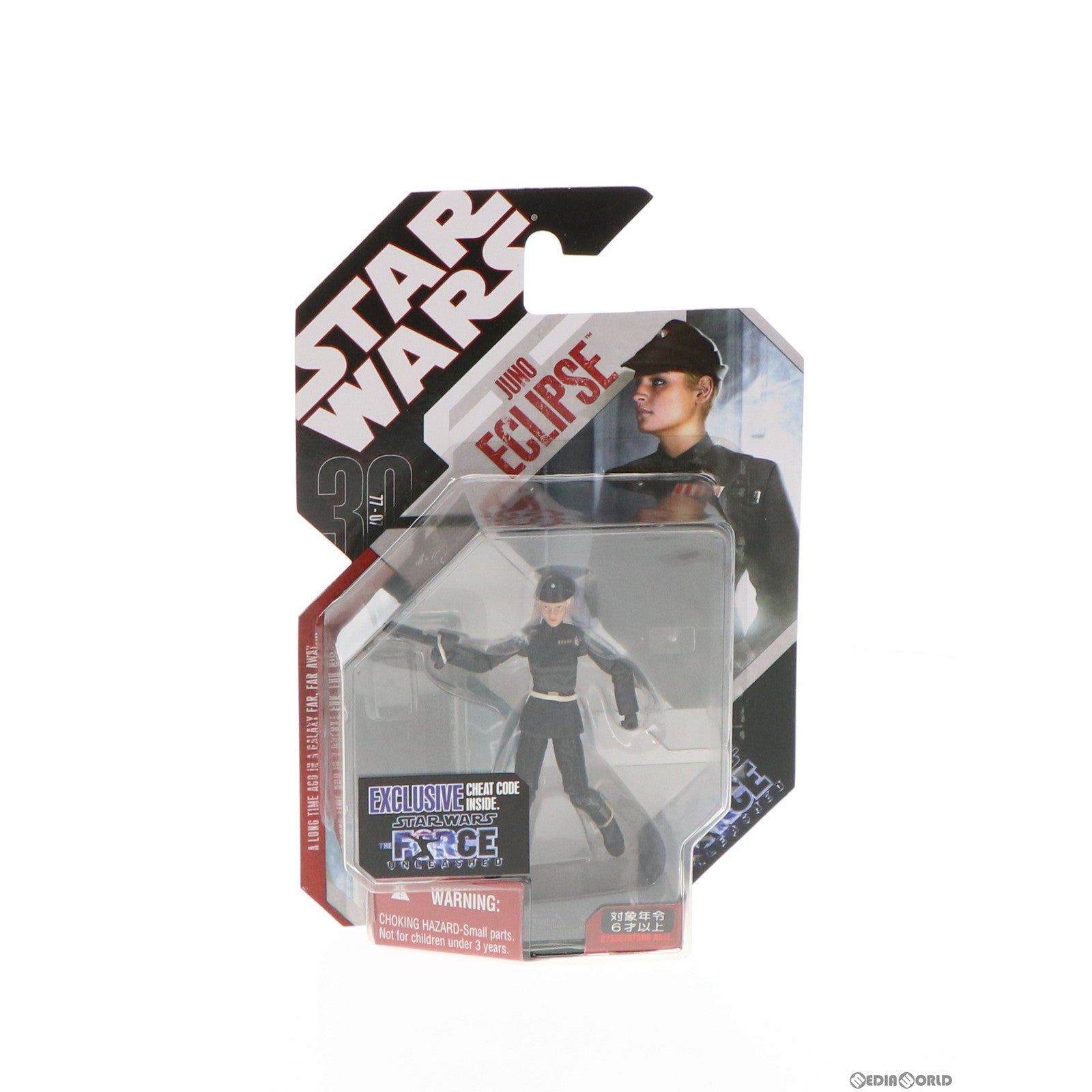 【中古即納】[FIG]スター・ウォーズ ベーシックフィギュア No.15 ジュノ・エクリプス 30周年版(台座付) STAR WARS フォース・アンリーシュド 完成品 可動フィギュア トミーダイレクト/ハズブロ(20081231)