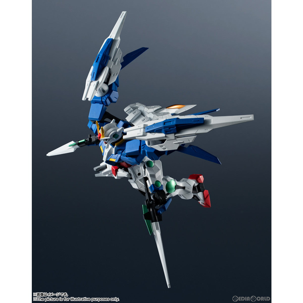 【新品即納】[FIG] GUNDAM UNIVERSE(ガンダムユニバース) GN-0000+GNR-010 00 RAISER(ダブルオーライザー) 機動戦士ガンダム00(ダブルオー) 完成品 可動フィギュア バンダイスピリッツ(20220923)