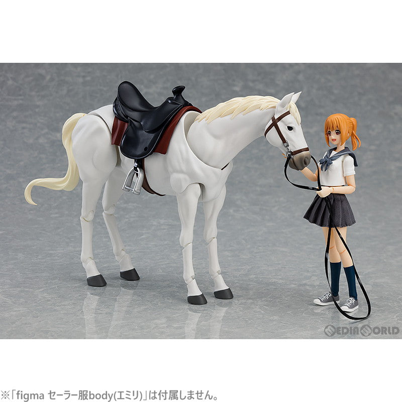【新品即納】[FIG] (再販) figma(フィグマ) 490b 馬 ver.2(白) 完成品 可動フィギュア マックスファクトリー(20221225)