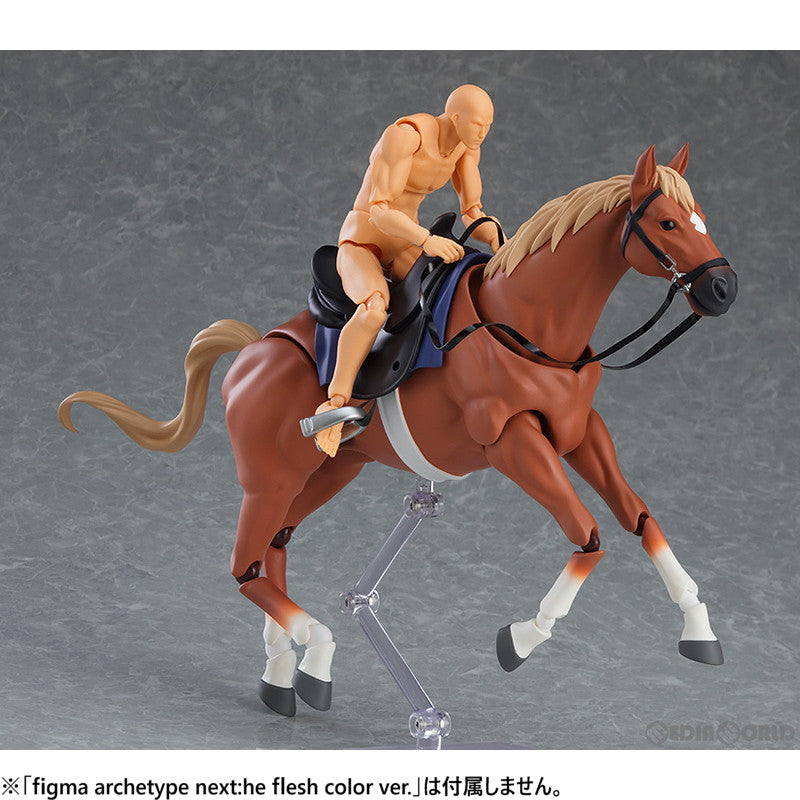【新品即納】[FIG] figma(フィグマ) 490d 馬 ver.2(栗毛) 完成品 可動フィギュア マックスファクトリー(20221225)
