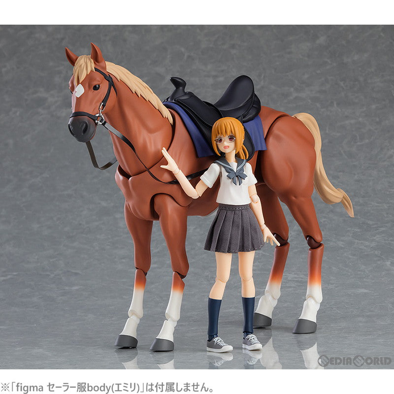 【新品即納】[FIG] figma(フィグマ) 490d 馬 ver.2(栗毛) 完成品 可動フィギュア マックスファクトリー(20221225)