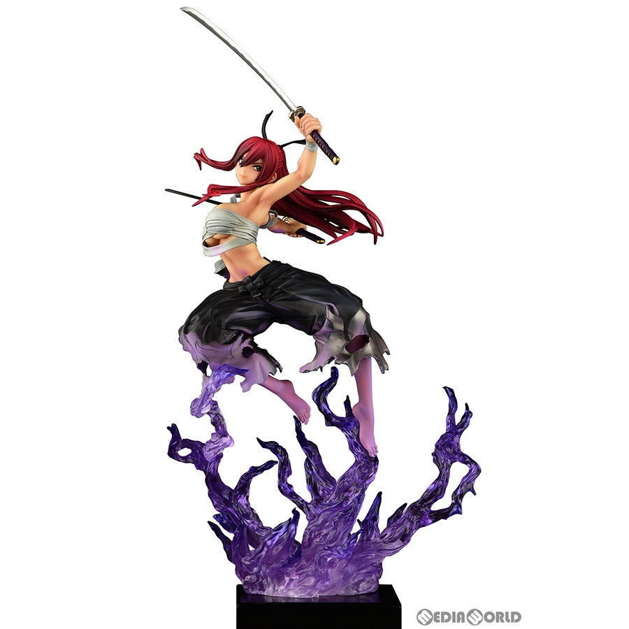 【新品即納】[FIG] エルザ・スカーレット 侍-光炎万丈-ver.漆黒 FAIRY TAIL(フェアリーテイル) 1/6 完成品 フィギュア オルカトイズ(20230531)