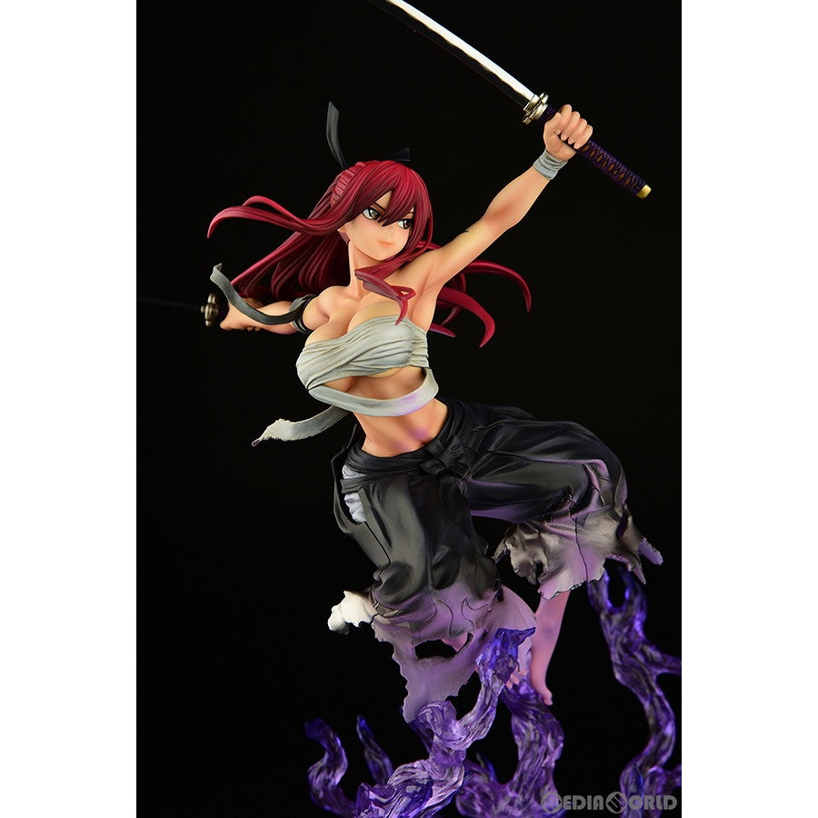 【新品即納】[FIG] エルザ・スカーレット 侍-光炎万丈-ver.漆黒 FAIRY TAIL(フェアリーテイル) 1/6 完成品 フィギュア オルカトイズ(20230531)