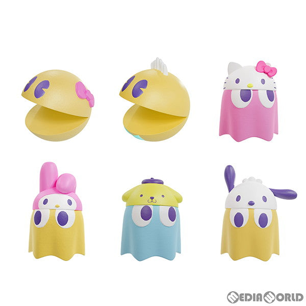 【新品】【お取り寄せ】[BOX][FIG] ちびコレクト フィギュアvol.1 パックマン×サンリオキャラクターズ(6個) メガハウス(20221031)