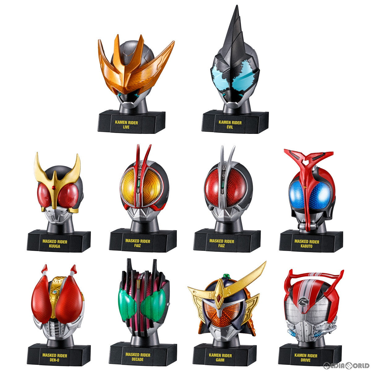 【新品即納】[BOX][FIG] (食玩) 仮面ライダー マスクヒストリー2 フィギュア(10個) バンダイ(20220926)