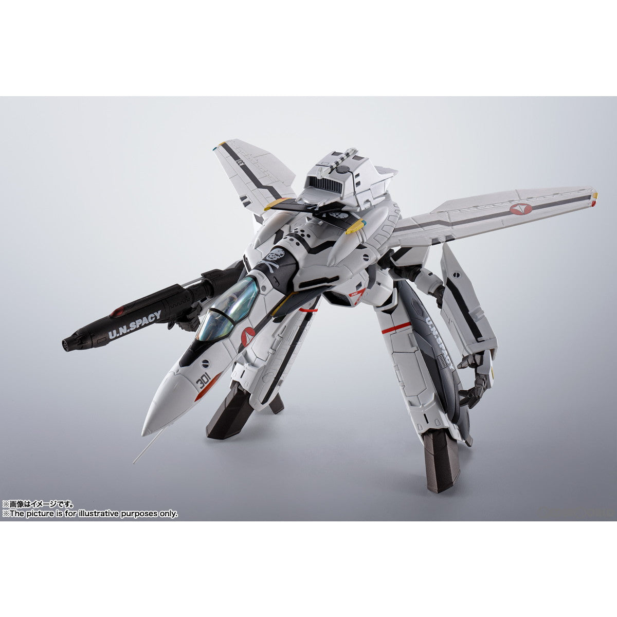 【新品即納】[FIG] HI-METAL R VF-0S フェニックス(ロイ・フォッカー機) マクロスゼロ 完成品 可動フィギュア バンダイスピリッツ(20221022)
