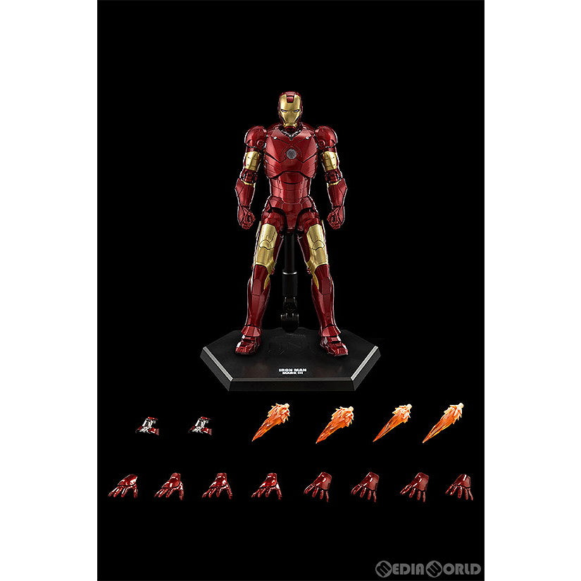 【新品即納】[FIG] DLX Iron Man Mark 3(DLX アイアンマン・マーク3) Marvel Studios: The Infinity Saga(マーベル・スタジオ: インフィニティ・サーガ) 1/12 完成品 可動フィギュア threezero(スリーゼロ) (20230517)