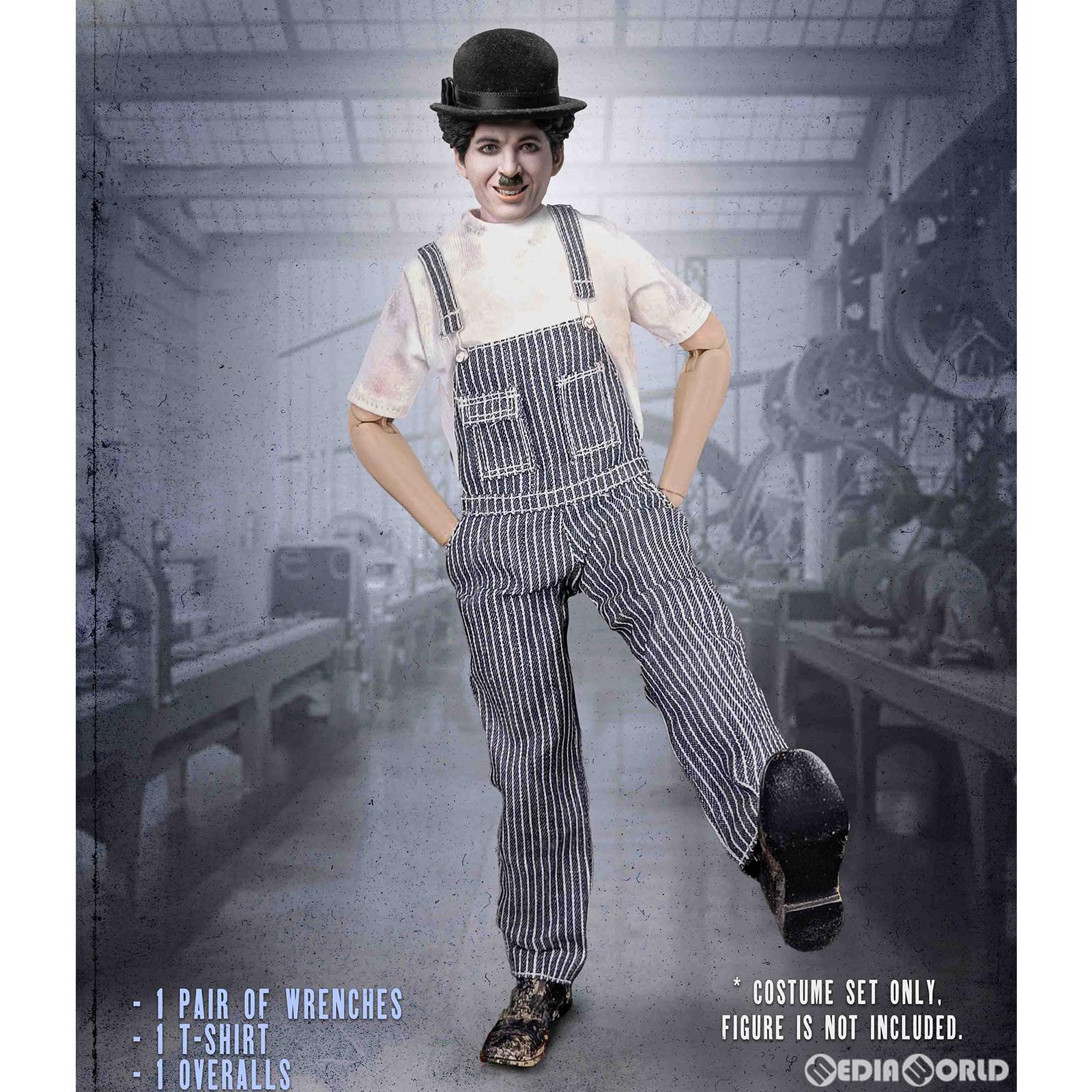 【新品即納】[FIG] チャーリー・チャップリン用 コスチューム B Modern Times(モダン・タイムズ) 1/6 フィギュア用アクセサリ スターエーストイズ/エクスプラス(20230202)