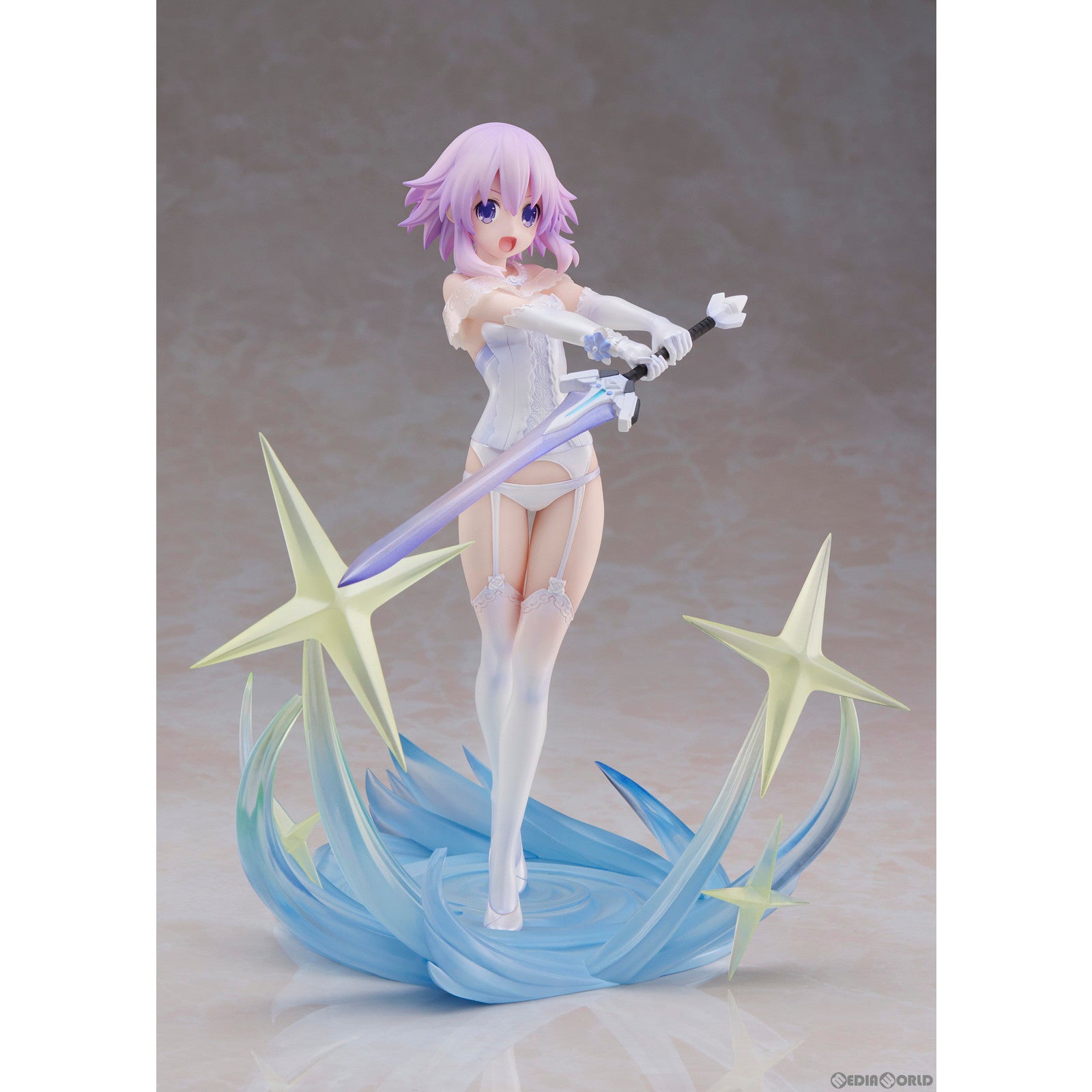 【新品即納】[FIG] 封入特典付 ネプテューヌ リトルパープルver. アニメ「超次元ゲイム ネプテューヌ」 1/7 完成品 フィギュア フロンティアワークス/ブロッコリー(20230430)