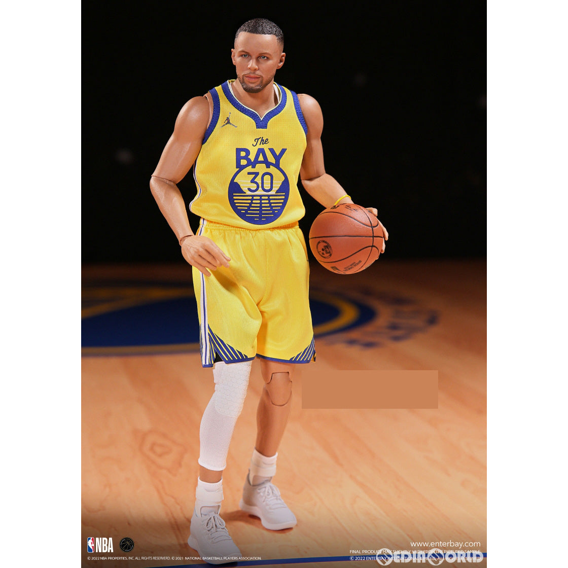 【新品即納】[FIG] リアルマスターピース NBAコレクション ステフィン・カリー 1/6 コレクティブル フィギュア NEW ver 完成品 可動フィギュア エンターベイ(20221026)