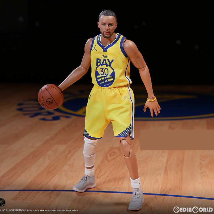 【新品即納】[FIG] リアルマスターピース NBAコレクション ステフィン・カリー 1/6 コレクティブル フィギュア NEW ver 完成品 可動フィギュア エンターベイ(20221026)
