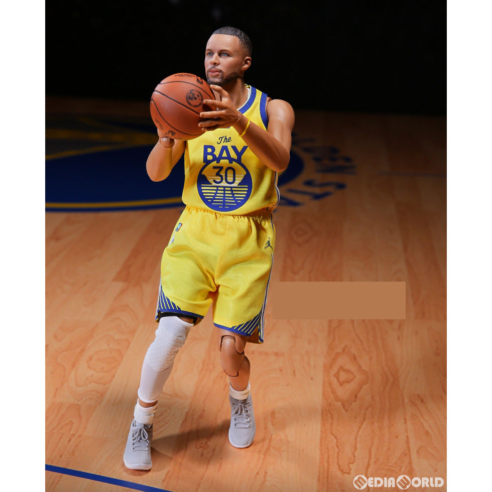 【新品即納】[FIG] リアルマスターピース NBAコレクション ステフィン・カリー 1/6 コレクティブル フィギュア NEW ver 完成品 可動フィギュア エンターベイ(20221026)
