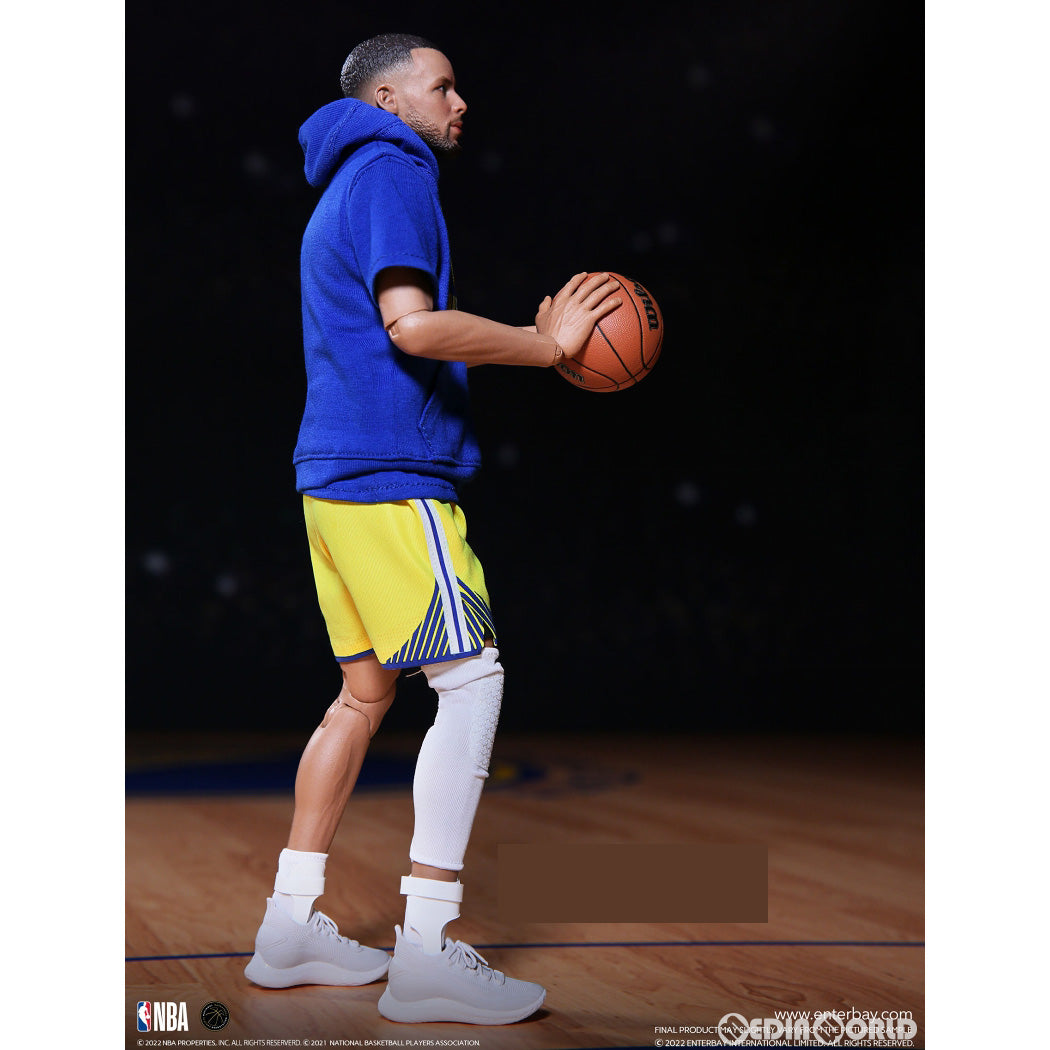 【新品即納】[FIG] リアルマスターピース NBAコレクション ステフィン・カリー 1/6 コレクティブル フィギュア NEW ver 完成品 可動フィギュア エンターベイ(20221026)