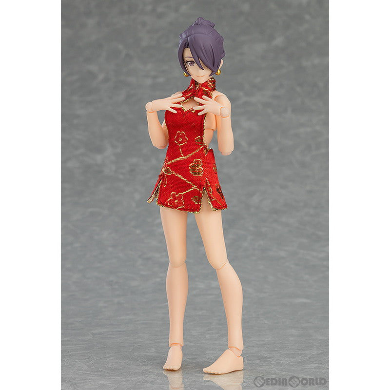 figma 女性body（ミカ） with ミニスカートチャイナワンピコーデ