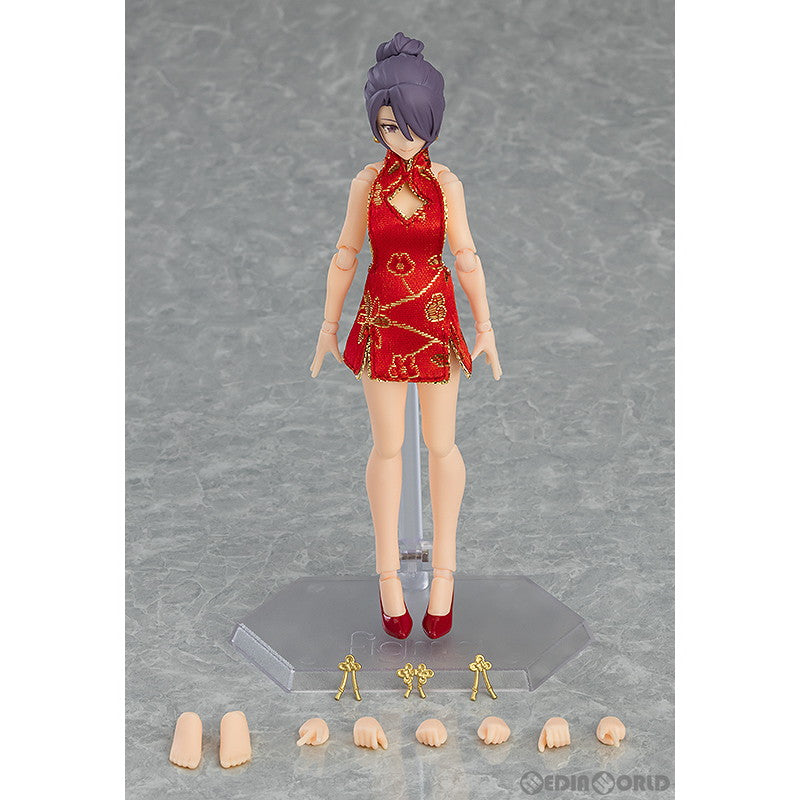 figma 女性body（ミカ） with ミニスカートチャイナワンピコーデ