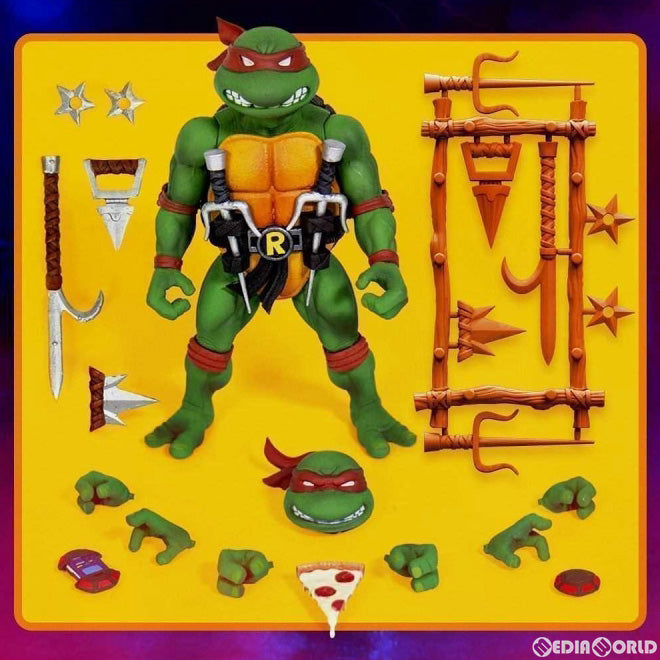 【新品即納】[FIG] (再販) ラファエロ ティーンエイジ・ミュータント・ニンジャ・タートルズ TMNT wave 1 アルティメイト 7インチ アクションフィギュア スーパー7(20220723)