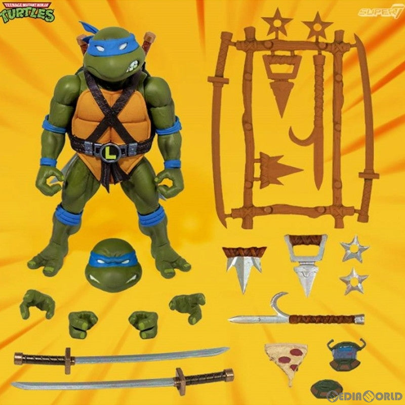 【新品即納】[FIG] (再販) レオナルド ティーンエイジ・ミュータント・ニンジャ・タートルズ TMNT wave 2 アルティメイト 7インチ アクションフィギュア スーパー7(20220723)