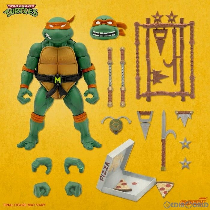 【新品即納】[FIG] (再販) ミケランジェロ ティーンエイジ・ミュータント・ニンジャ・タートルズ TMNT wave 3 アルティメイト 7インチ アクションフィギュア スーパー7(20220723)