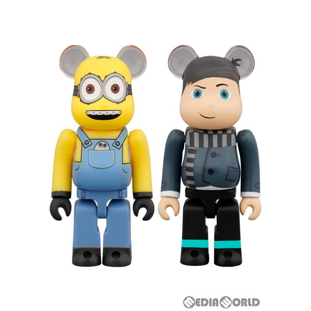 【新品即納】[FIG] BE@RBRICK(ベアブリック) OTTO & YOUNG GRU(オットー&ヤンググルー) 100% 2PACK(2体セット) ミニオンズ フィーバー 完成品 可動フィギュア メディコム・トイ(20220716)
