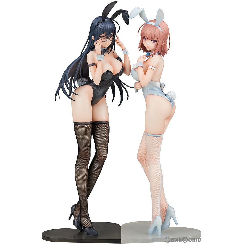 【新品即納】[FIG] 初回生産特典付属 黒バニー葵&白バニー夏芽 2体セット イコモチ オリジナルキャラクター 1/6 完成品 フィギュア ENSOUTOYS(エンソウトイズ) (20230531)