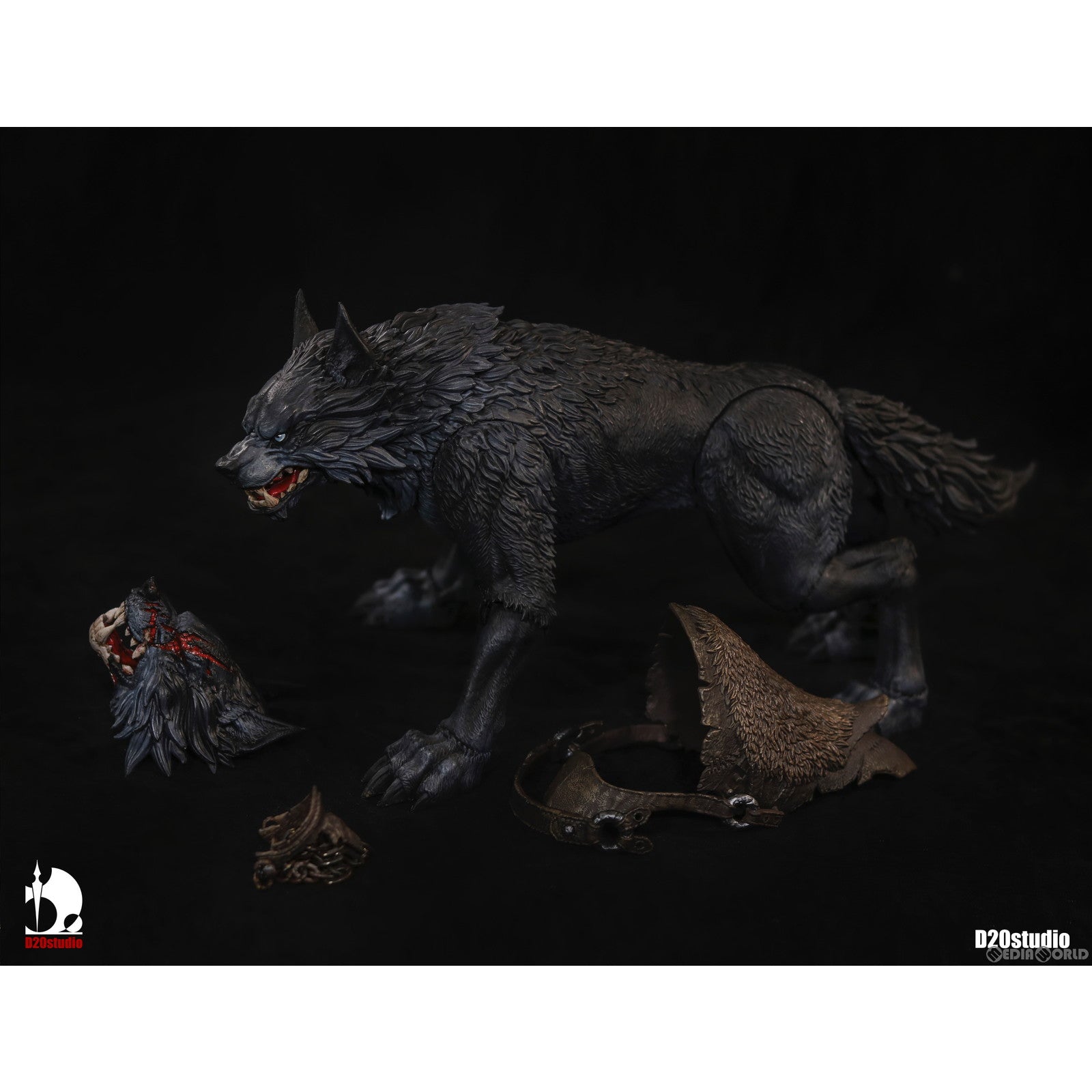 【新品即納】[FIG] バトルウルフ 鉄刃 ベーシックエディション(ブラック) 1/12 完成品 可動フィギュア D20studio(D20スタジオ) (20221013)