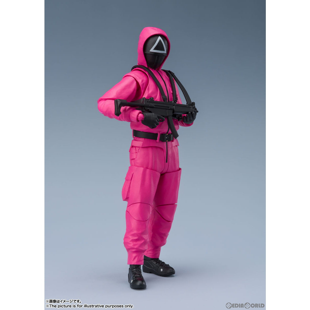 【新品即納】[FIG] S.H.Figuarts(フィギュアーツ) マスクド ソルジャー NETFLIX SQUID GAME(ネットフリックス スクイードゲーム/イカゲーム) 完成品 可動フィギュア バンダイスピリッツ(20221126)