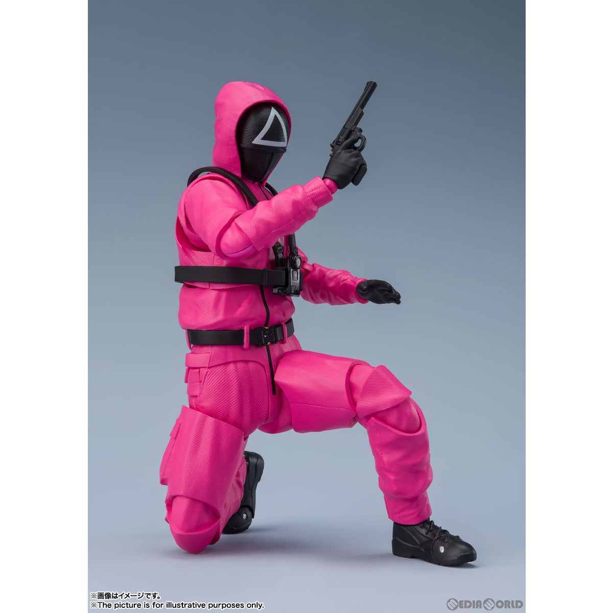 【新品即納】[FIG] S.H.Figuarts(フィギュアーツ) マスクド ソルジャー NETFLIX SQUID GAME(ネットフリックス スクイードゲーム/イカゲーム) 完成品 可動フィギュア バンダイスピリッツ(20221126)