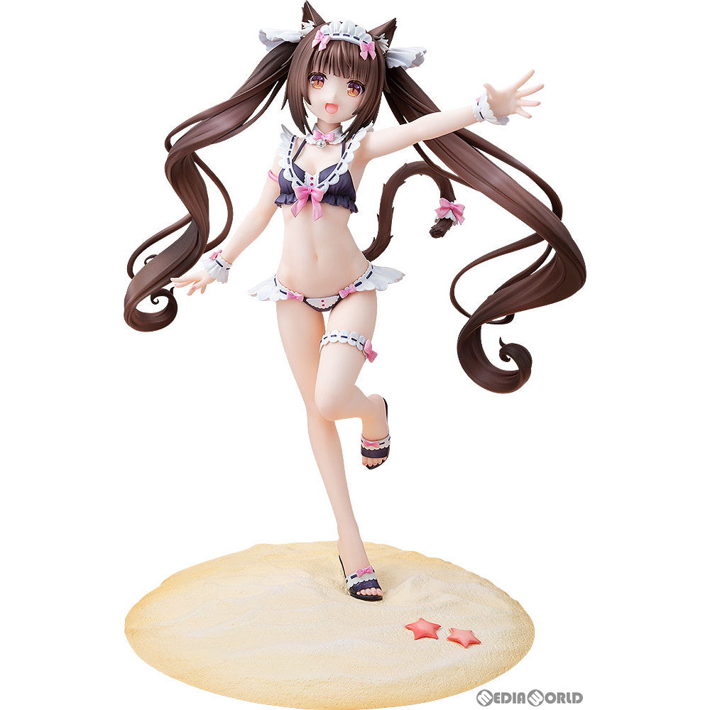 【新品即納】[FIG] ショコラ メイド水着ver. ネコぱら 1/7 完成品 フィギュア KADOKAWA(カドカワ) (20230429)