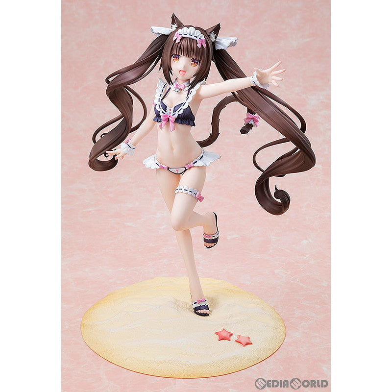 【新品即納】[FIG] ショコラ メイド水着ver. ネコぱら 1/7 完成品 フィギュア KADOKAWA(カドカワ) (20230429)