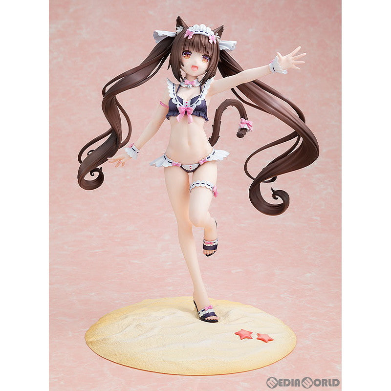 【新品即納】[FIG] ショコラ メイド水着ver. ネコぱら 1/7 完成品 フィギュア KADOKAWA(カドカワ) (20230429)