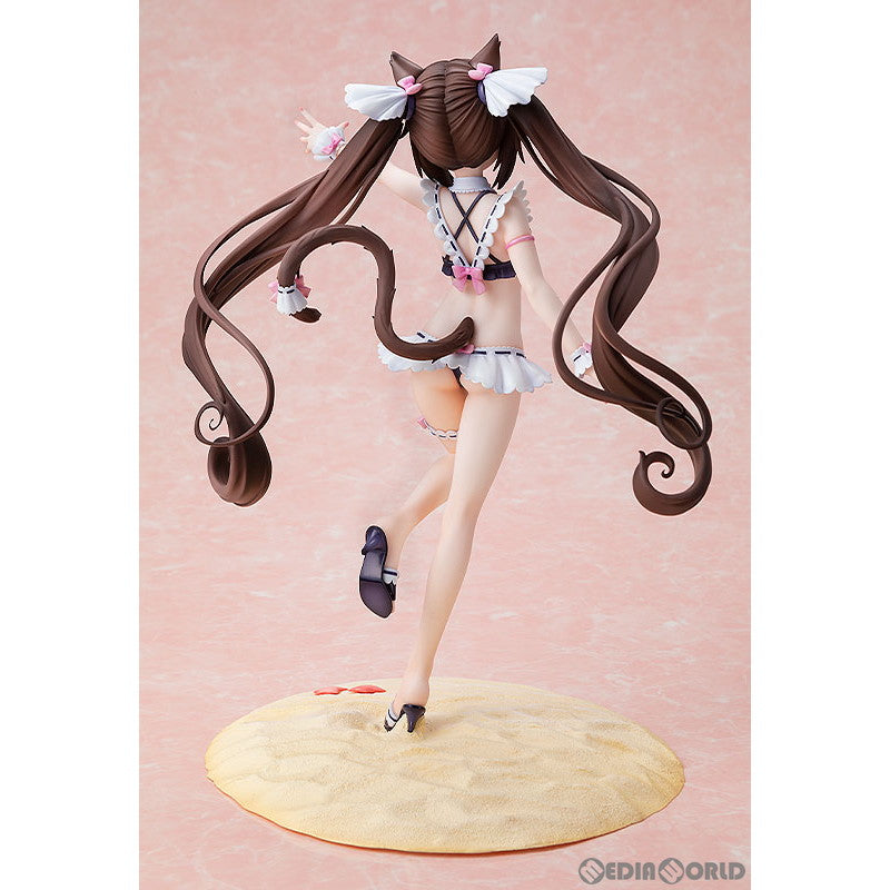 【新品即納】[FIG] ショコラ メイド水着ver. ネコぱら 1/7 完成品 フィギュア KADOKAWA(カドカワ) (20230429)