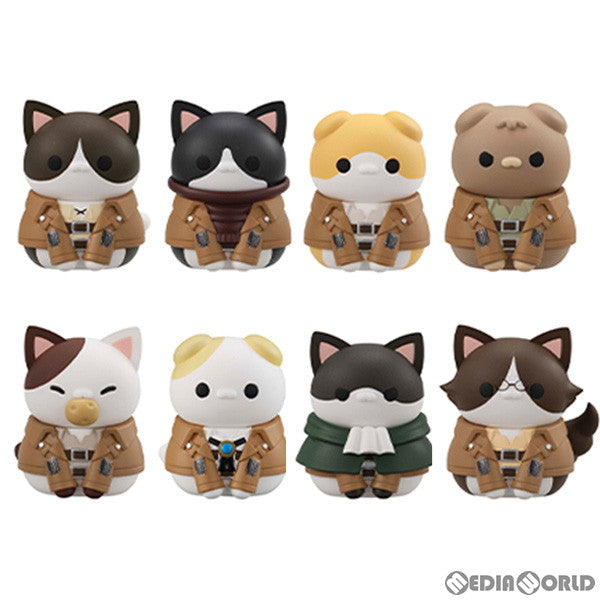 【新品即納】[BOX][FIG] MEGA CAT PROJECT 進撃のニャンコ 調査兵団集合だニャン! 進撃の巨人 フィギュア(8個) メガハウス(20221224)