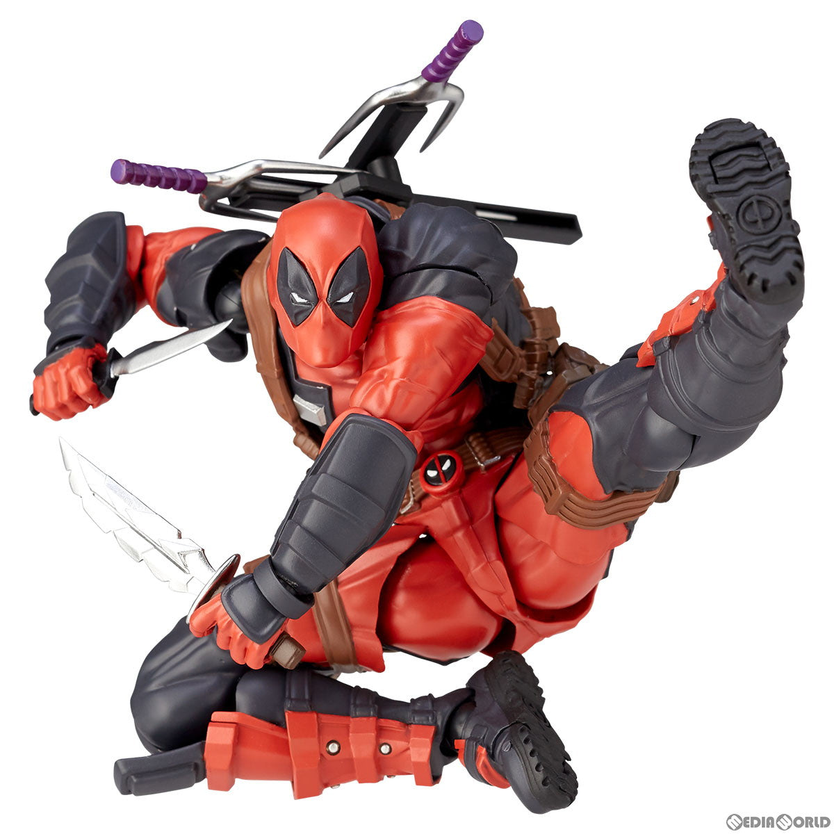 【新品即納】[FIG](再販)フィギュアコンプレックス アメイジング・ヤマグチ No.025 「Deadpool ver.2.0」 デッドプール ver.2.0 完成品 可動フィギュア 海洋堂(20230125)