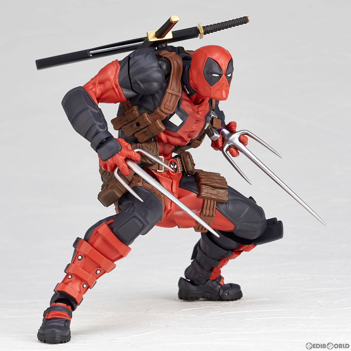 【新品即納】[FIG](再販)フィギュアコンプレックス アメイジング・ヤマグチ No.025 「Deadpool ver.2.0」 デッドプール ver.2.0 完成品 可動フィギュア 海洋堂(20230125)