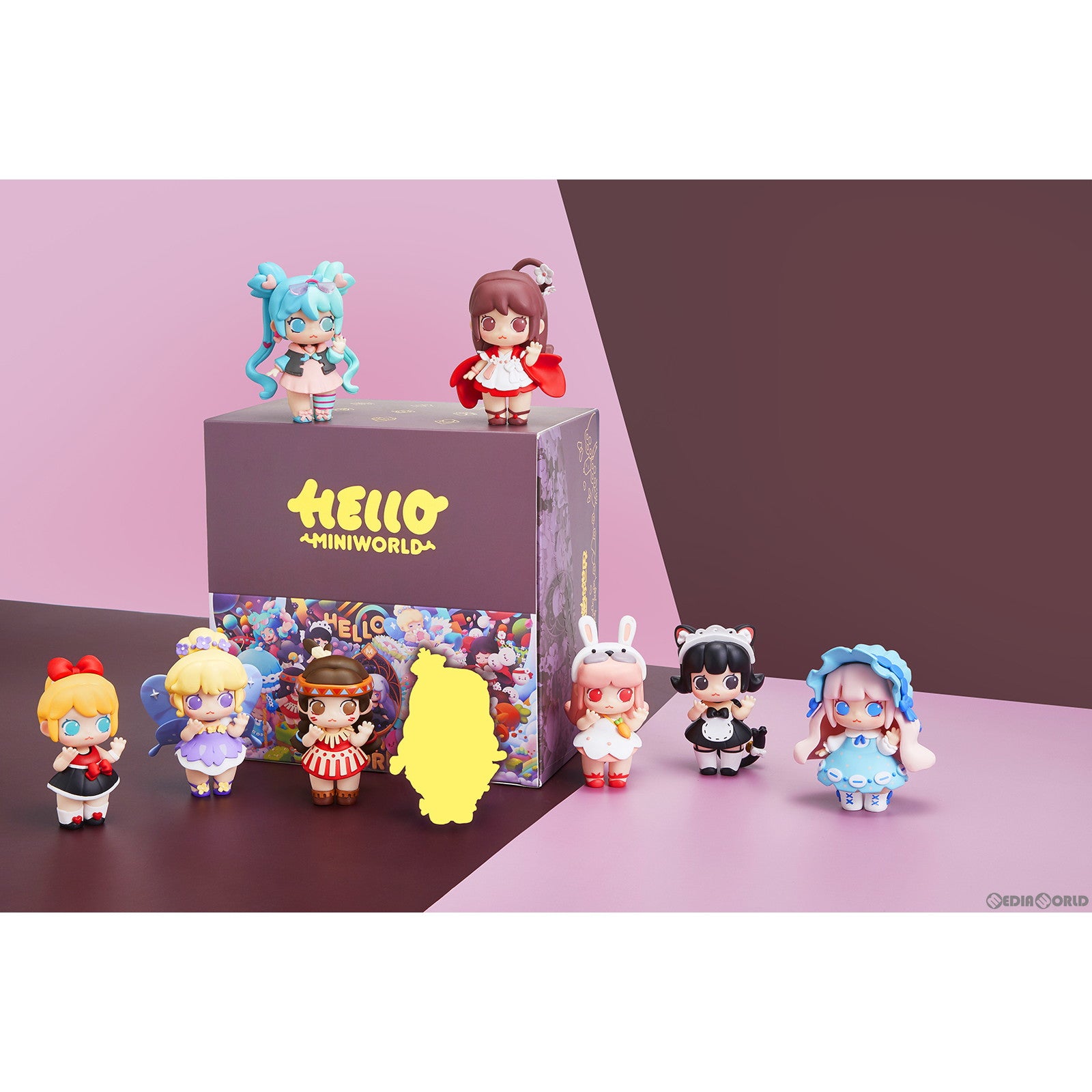 【新品即納】[BOX][FIG]HELLO MINIWORLD(ハロー ミニワールド) フィギュア(9個)(PF207) Shenzhen Mabell Animation Development Co.Ltd/PLUM(プラム)(20220930)