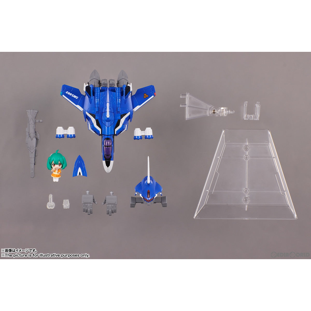 【新品即納】[FIG] TINY SESSION(タイニーセッション) VF-25G メサイアバルキリー(ミシェル機) with ランカ マクロスF(フロンティア) 完成品 可動フィギュア バンダイスピリッツ(20221118)