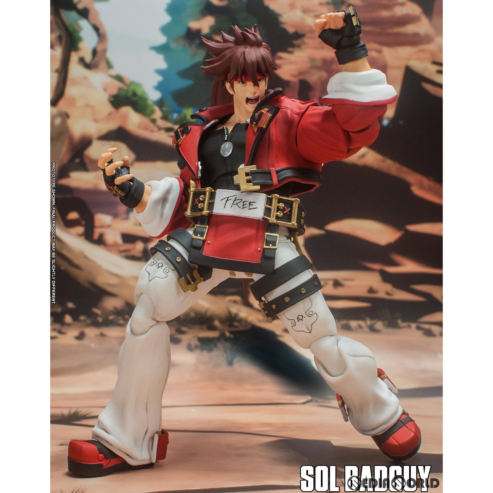 【新品即納】[FIG] ソル=バッドガイ GUILTY GEAR -STRIVE-(ギルティギア ストライヴ) アクションフィギュア(ACSB01) ストームコレクティブルズ(20230531)