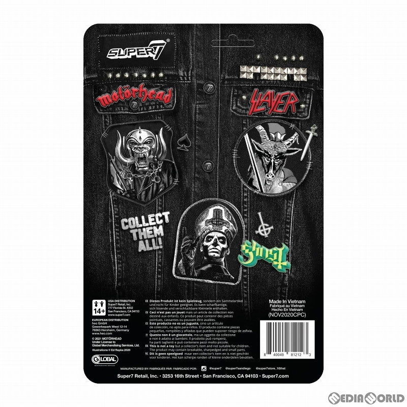 【新品即納】[FIG] (再販) リ・アクション ウォーピッグ ジャパニーズクローム ver MOTORHEAD モーターヘッド 完成品 可動フィギュア スーパー7(20221006)