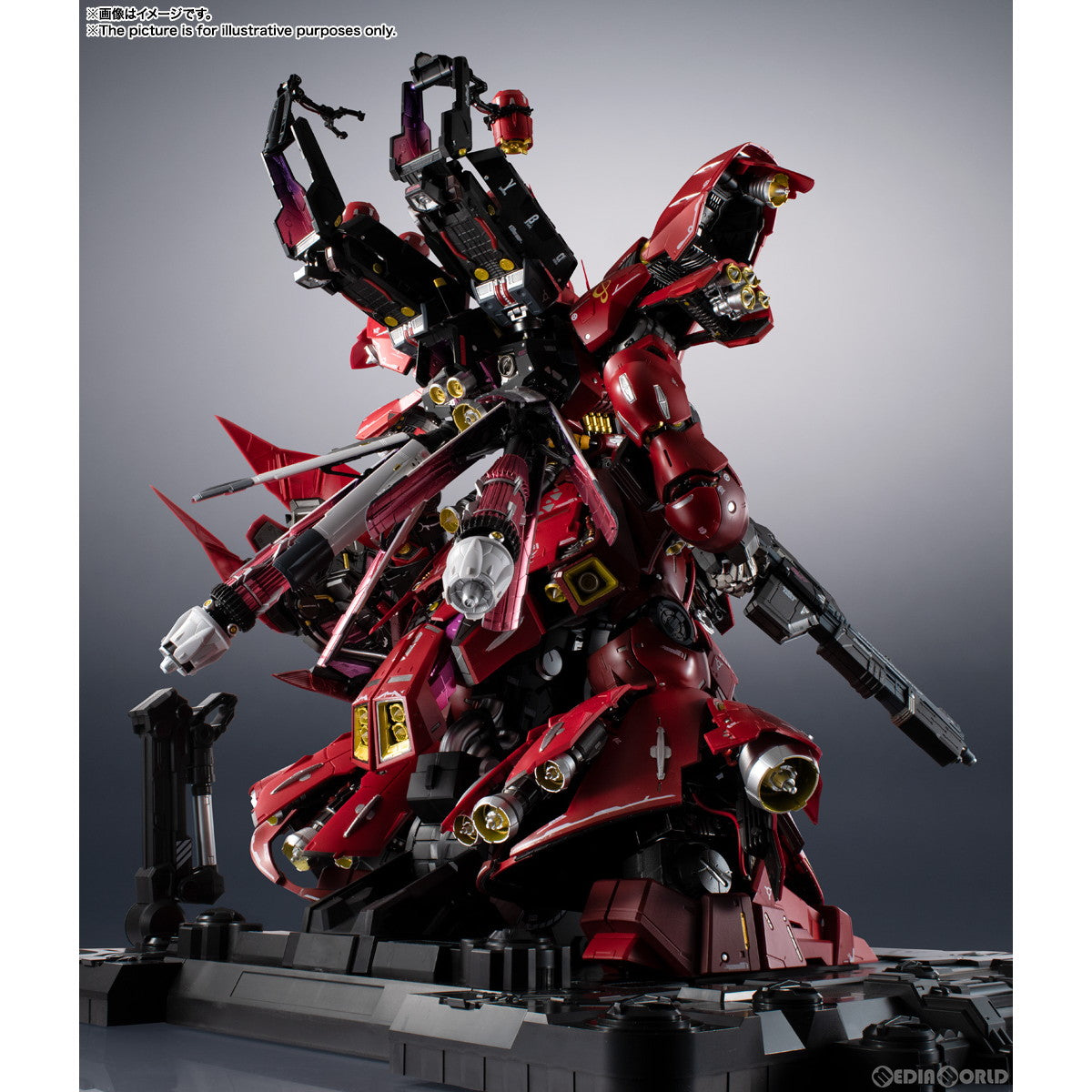 【新品即納】[FIG]METAL STRUCTURE 解体匠機 MSN-04 サザビー 機動戦士ガンダム 逆襲のシャア 完成品 可動フィギュア  バンダイスピリッツ(20221229)