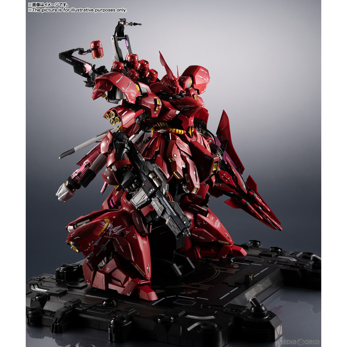 【新品即納】[FIG]METAL STRUCTURE 解体匠機 MSN-04 サザビー 機動戦士ガンダム 逆襲のシャア 完成品 可動フィギュア  バンダイスピリッツ(20221229)