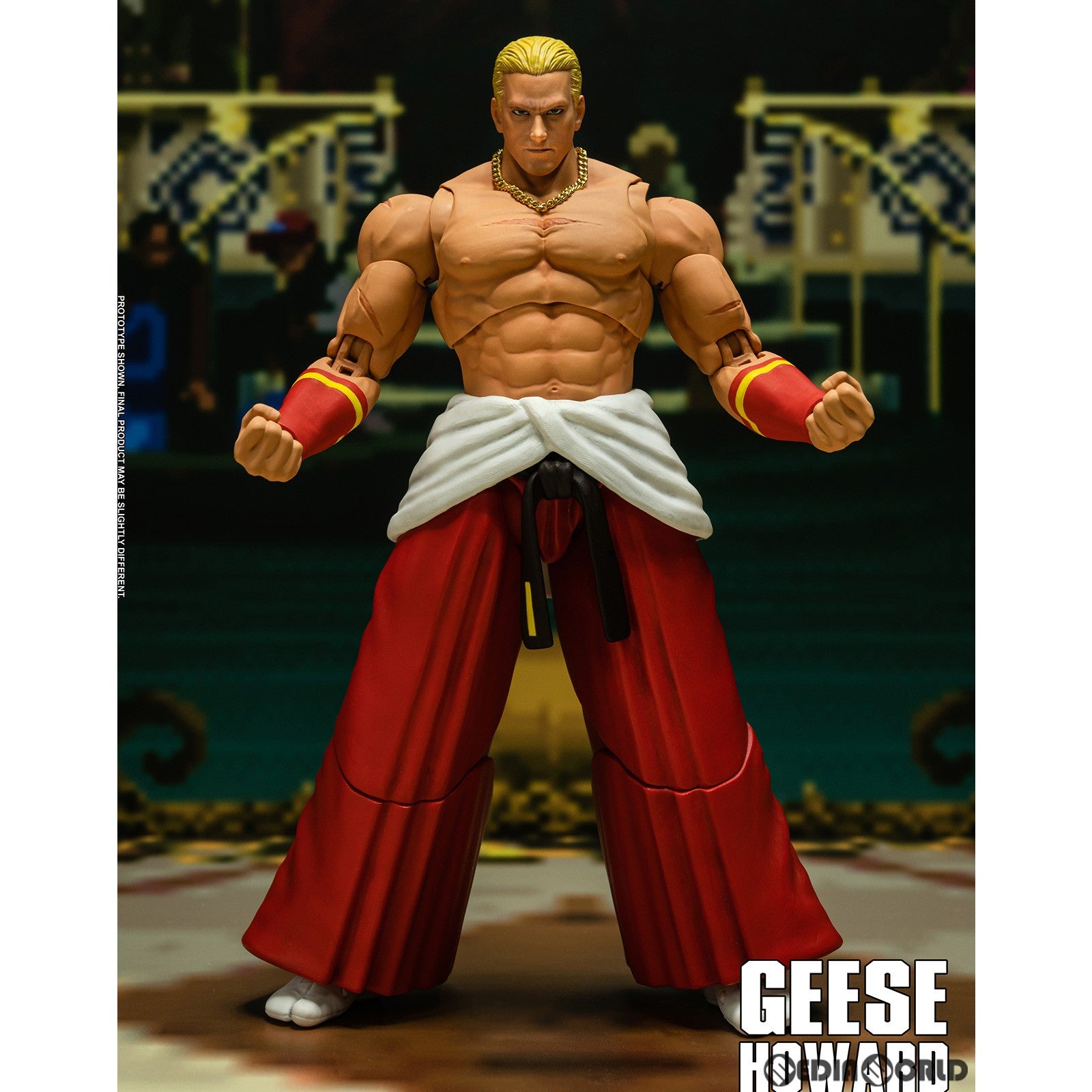 【新品即納】[FIG]ギース・ハワード THE KING OF FIGHTERS '98 ULTIMATE  MATCH(ザ・キング・オブ・ファイターズ98 アルティメットマッチ) アクションフィギュア(SKKF06)  ストームコレクティブルズ(20230531)