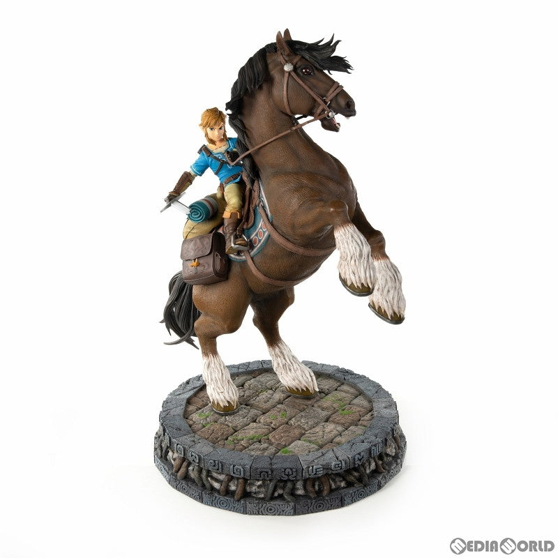 【新品即納】[FIG] リンク on ホース スタチュー ゼルダの伝説 ブレス オブ ザ ワイルド 完成品 フィギュア First 4 Figures(ファースト4フィギュア) (20230204)
