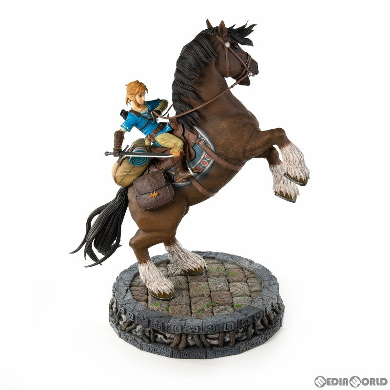 【新品即納】[FIG] リンク on ホース スタチュー ゼルダの伝説 ブレス オブ ザ ワイルド 完成品 フィギュア First 4 Figures(ファースト4フィギュア) (20230204)