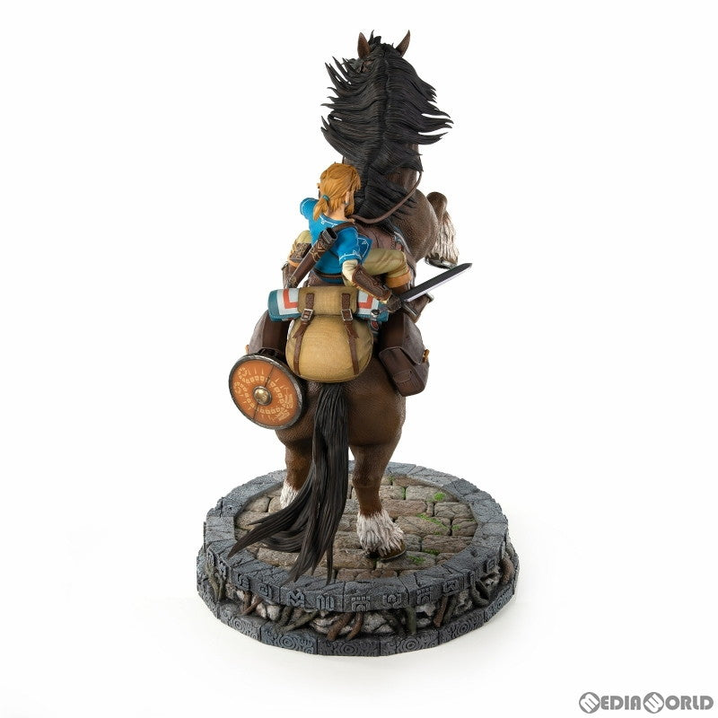 【新品即納】[FIG] リンク on ホース スタチュー ゼルダの伝説 ブレス オブ ザ ワイルド 完成品 フィギュア First 4 Figures(ファースト4フィギュア) (20230204)