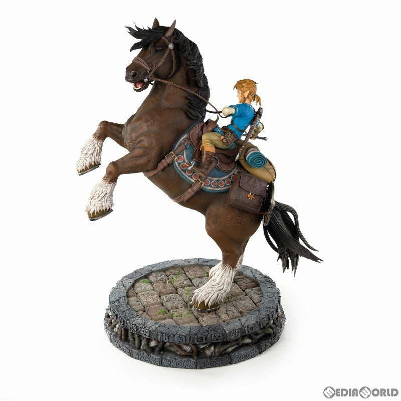 【新品即納】[FIG] リンク on ホース スタチュー ゼルダの伝説 ブレス オブ ザ ワイルド 完成品 フィギュア First 4 Figures(ファースト4フィギュア) (20230204)